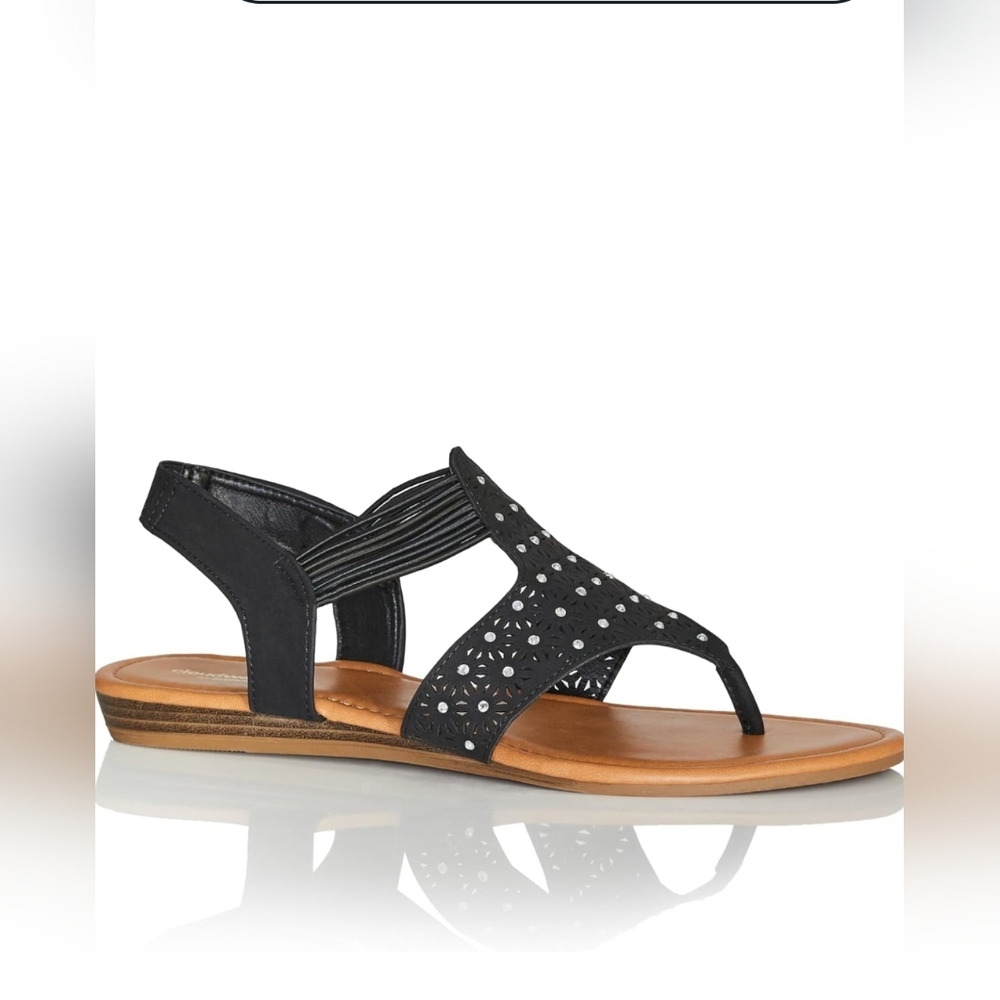 AVENUE EMBELLISHED KIMBER CLOUDWALKER SANDAL SIZE 8.5WIDE